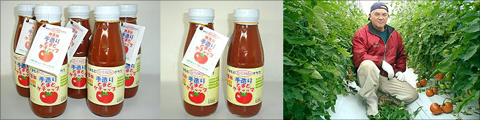 手造りとまとケチャップ